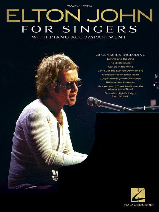 Elton John for Singers with Piano Accompaniment Songbook