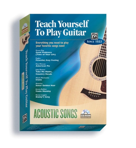 Teach Yourself to Play Guitar Acoustic Songs CD-ROM