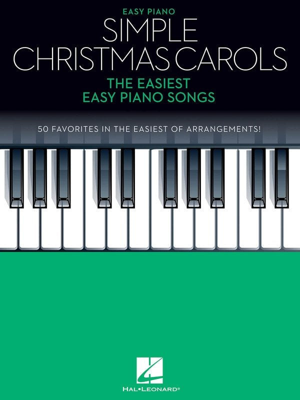 Simple Christmas Carols — Easy Piano with Lyrics (Hal Leonard)