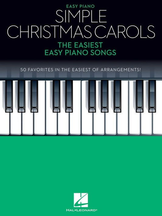 Simple Christmas Carols — Easy Piano with Lyrics (Hal Leonard)