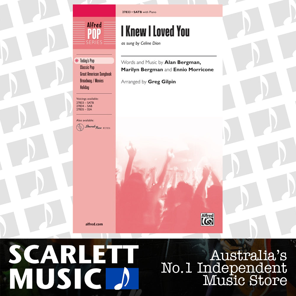 I Knew I Loved You SATB — view 2