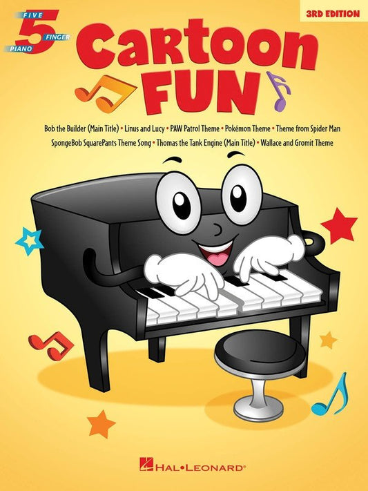 Cartoon Fun — 5 Finger Piano with Lyrics, 3rd Edition (Hal Leonard)