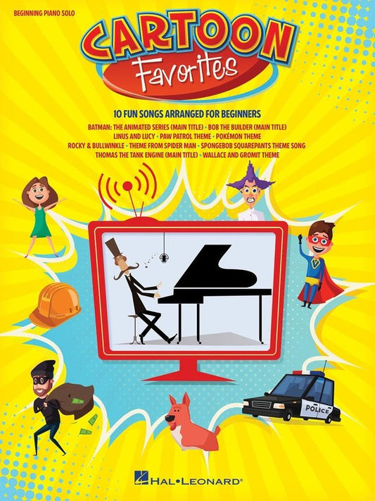 Cartoon Favorites — Beginning Piano Solo (Hal Leonard)