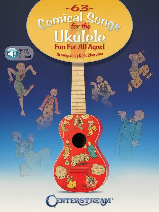 63 Comical Songs for the Ukulele — TAB, Book/Online Audio (Centerstream Publications)