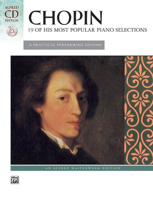 Chopin 19 Most Popular Piano Selections Book/CD