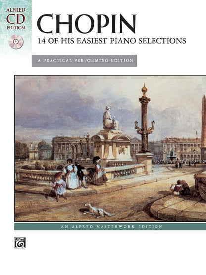 Chopin 14 Easiest Piano Selections Book/CD