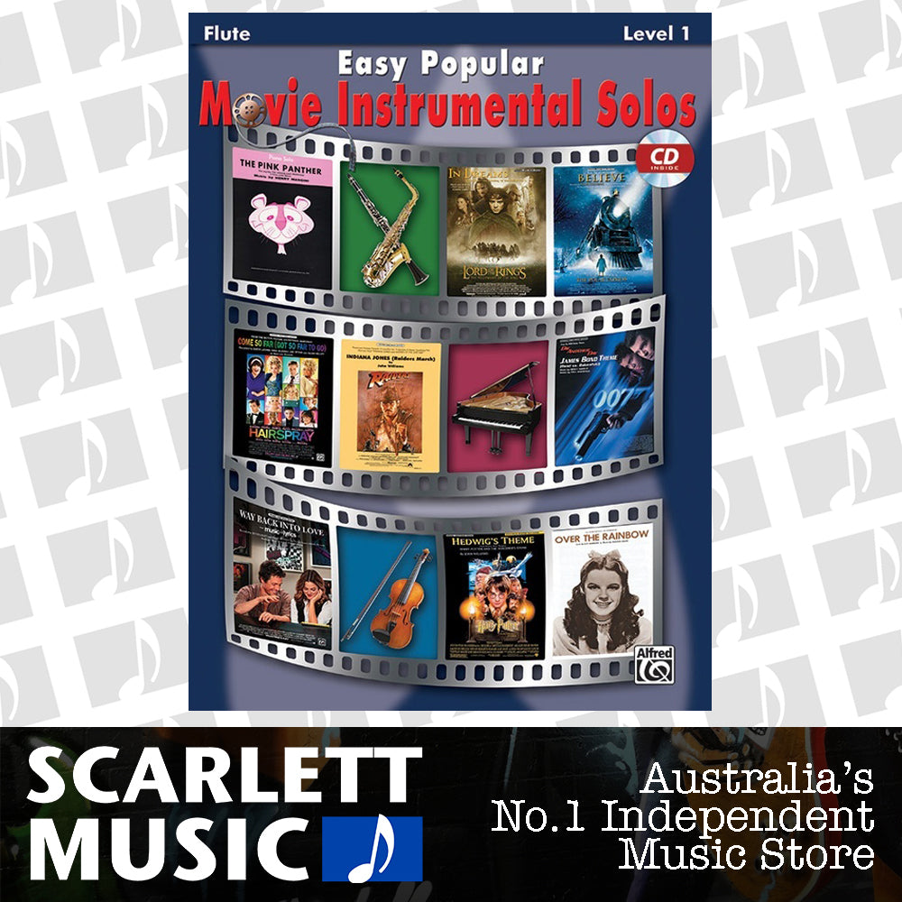 Easy Popular Movie Inst Solos Flute Book/CD — view 2