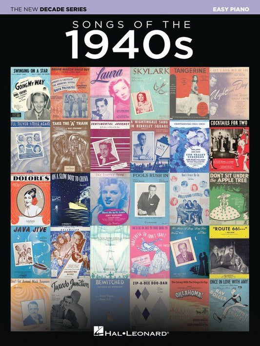 Songs of the 1940s Easy Piano Songbook - 100 Popular WWII Era Songs