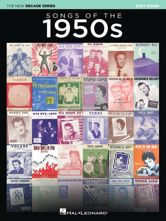 Songs of the 1950s Easy Piano Songbook - New Decade Series by Hal Leonard