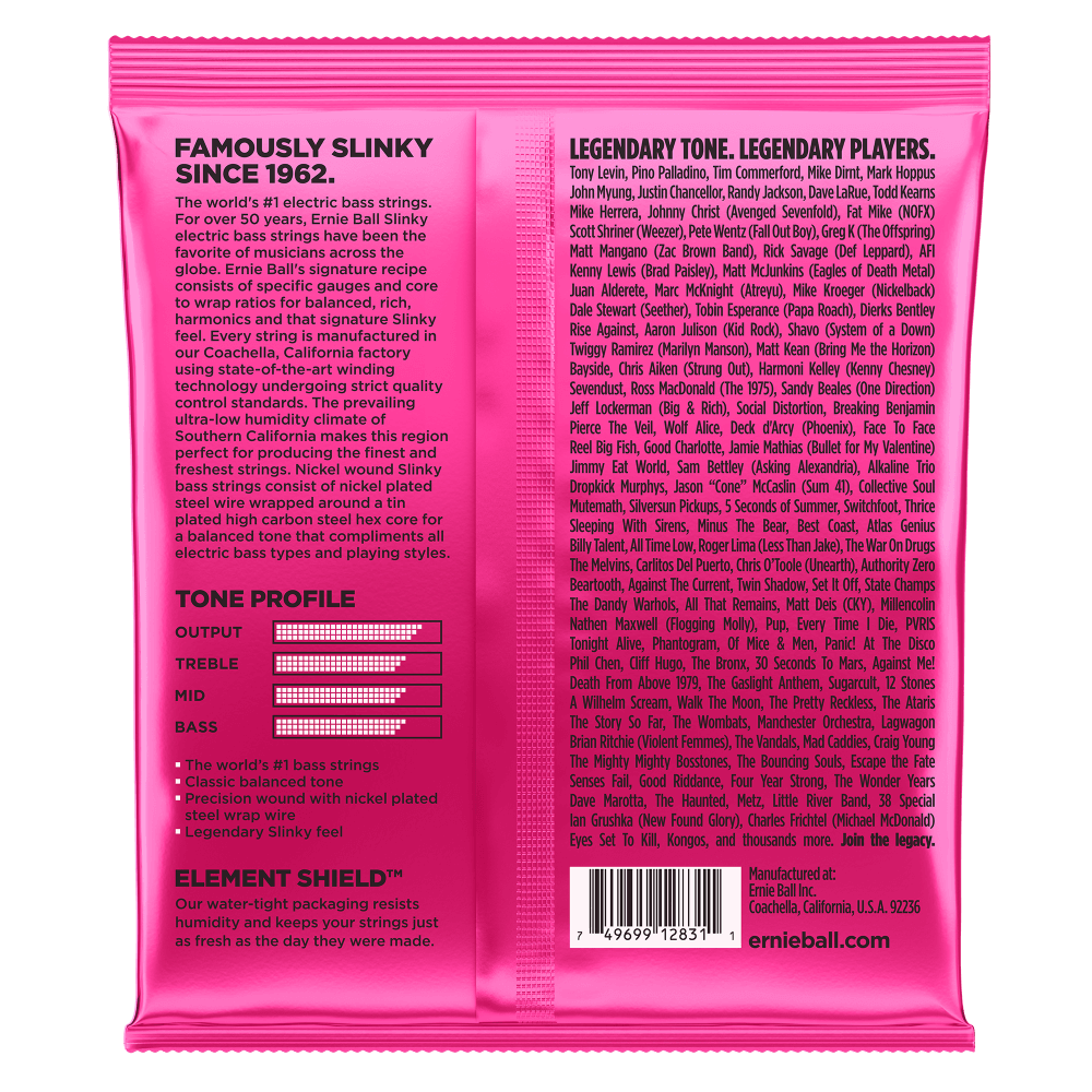 Ernie Ball 5-String Super Slinky Nickel Wound Bass Set, .040-.125 — view 2