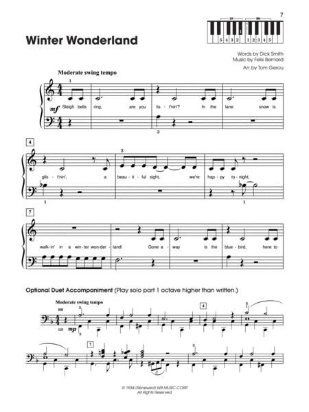 Five Finger Christmas Hits Piano Sheet Music — view 2