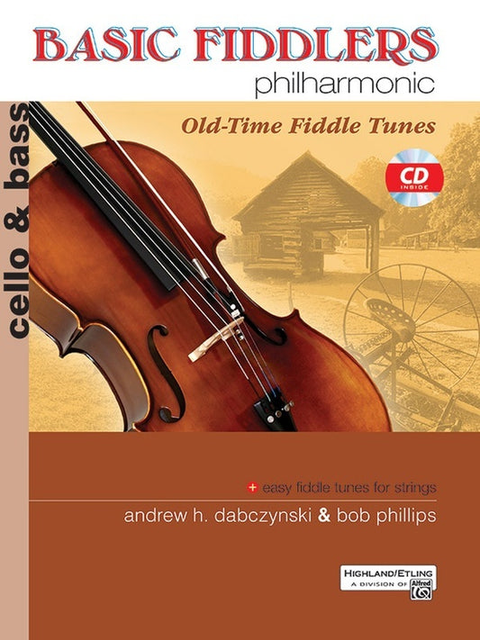 Basic Fiddlers Philharmonic Cello/Bass Book/CD