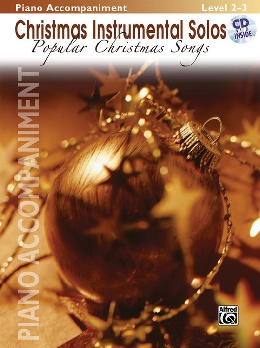 Christmas Solos Popular Songs Piano Acc Book/CD