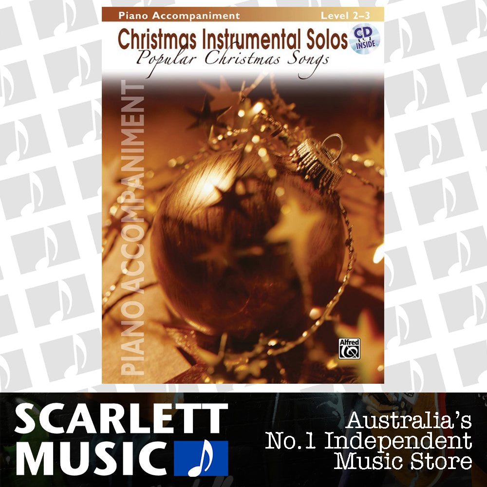 Christmas Solos Popular Songs Piano Acc Book/CD — view 2
