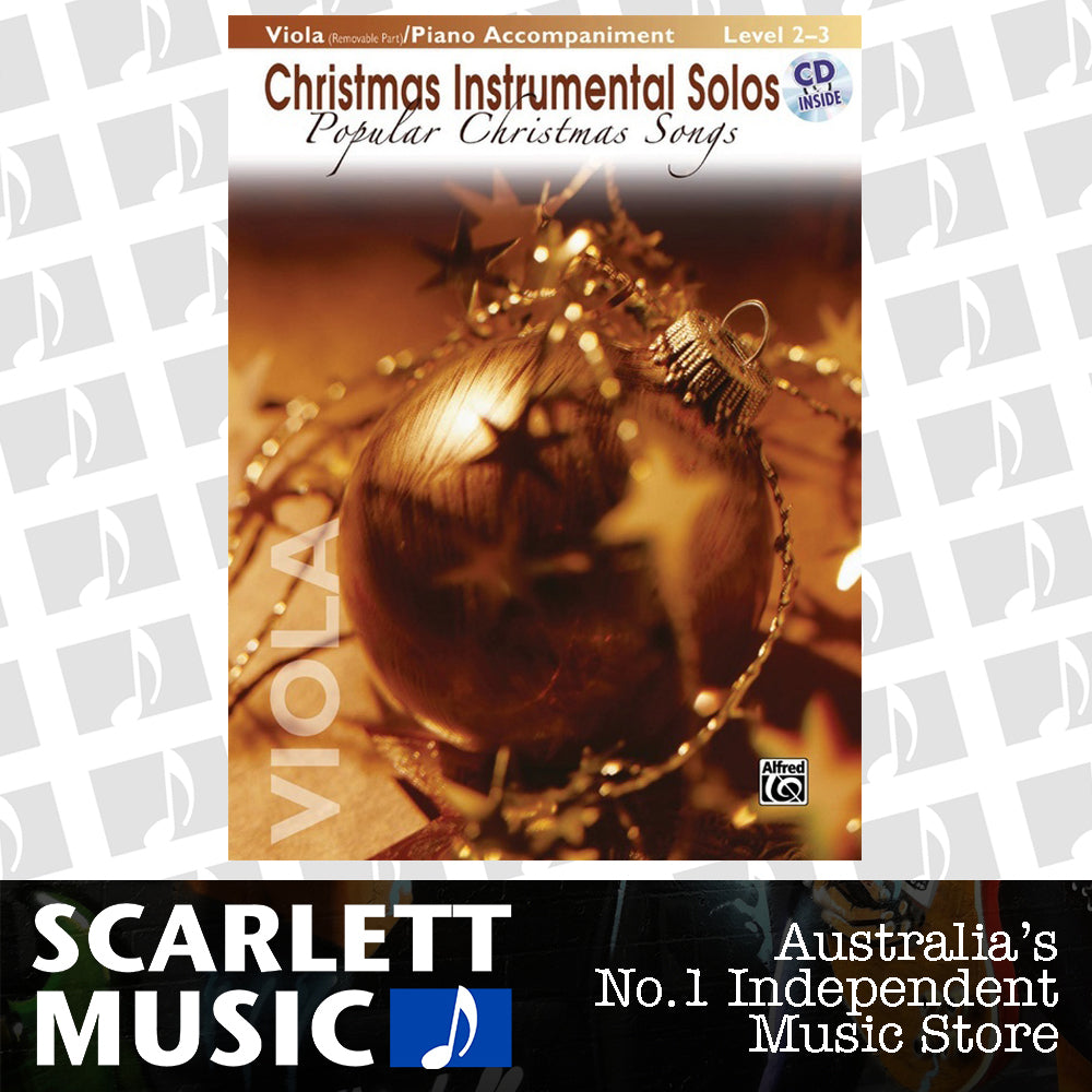 Christmas Solos Popular Songs Viola Book/CD — view 2