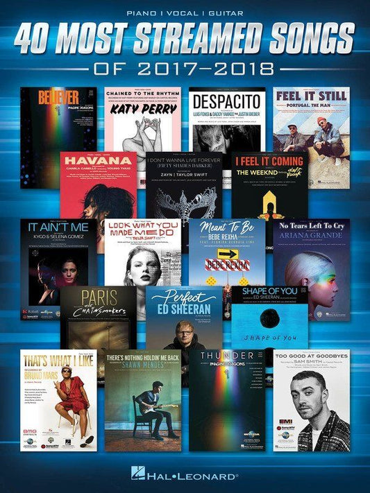 40 Most Streamed Songs of 2017-2018 PVG Songbook