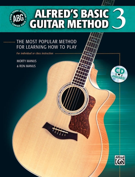Alfreds Basic Guitar Method 3 Book/CD