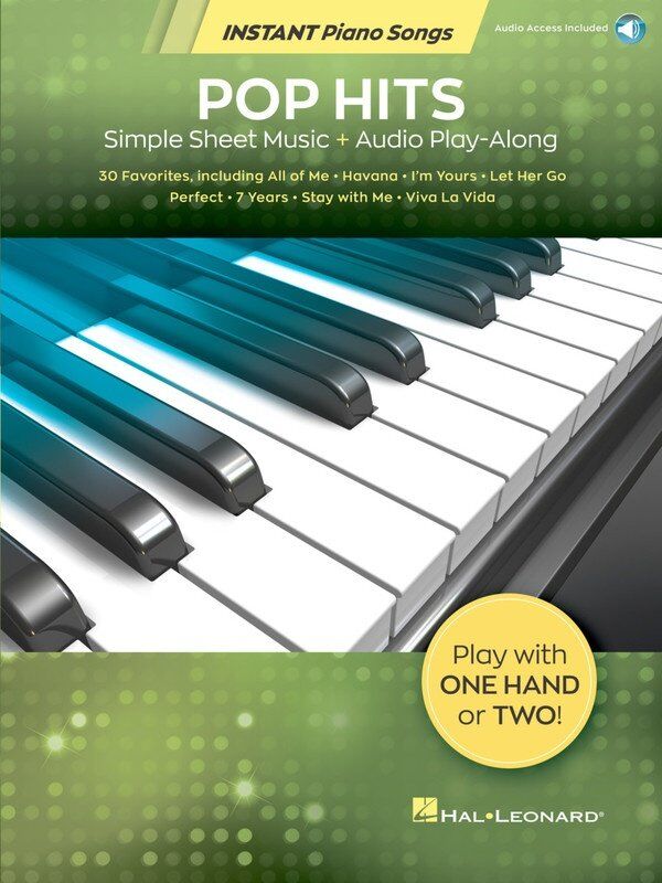 Pop Hits Instant Piano Songs Book