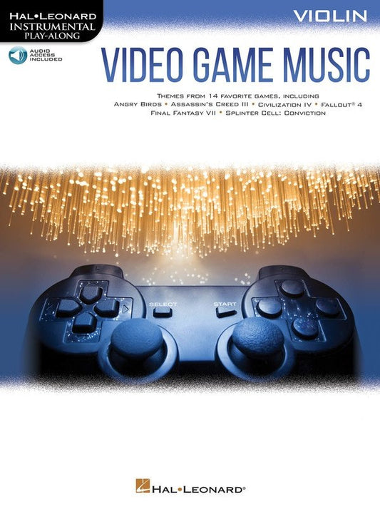 Video Game Music For Violin Bk/Ola (Hal Leonard)