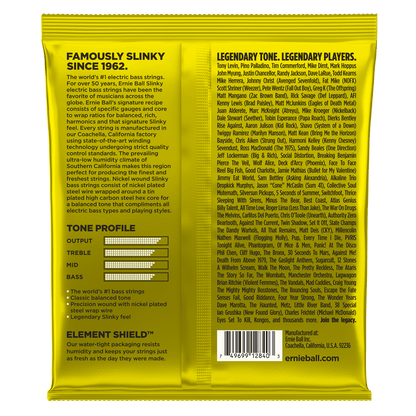 Ernie Ball Beefy Slinky Nickel Wound Electric Bass Strings-65-130 Gauge — view 2