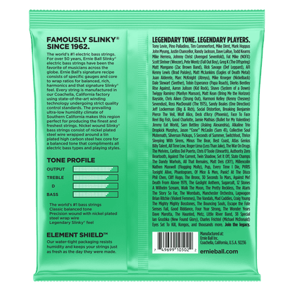 Ernie Ball Hyper Slinky Bass Nickel Wound Electric Bass Strings 40 - 100 Gauge — view 2