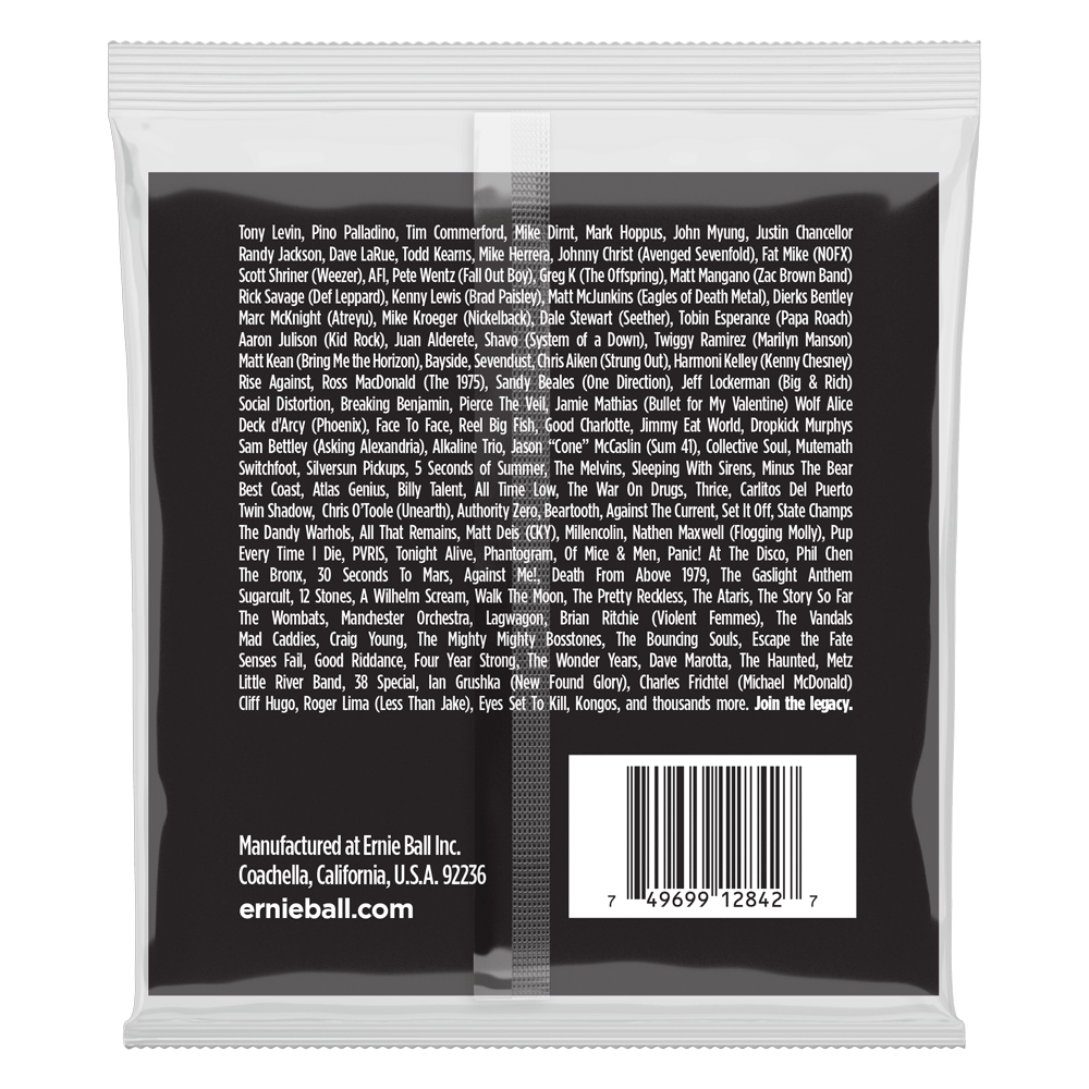 Ernie Ball Regular Slinky Stainless Steel Electric Bass Strings-50-105 Gauge — view 2