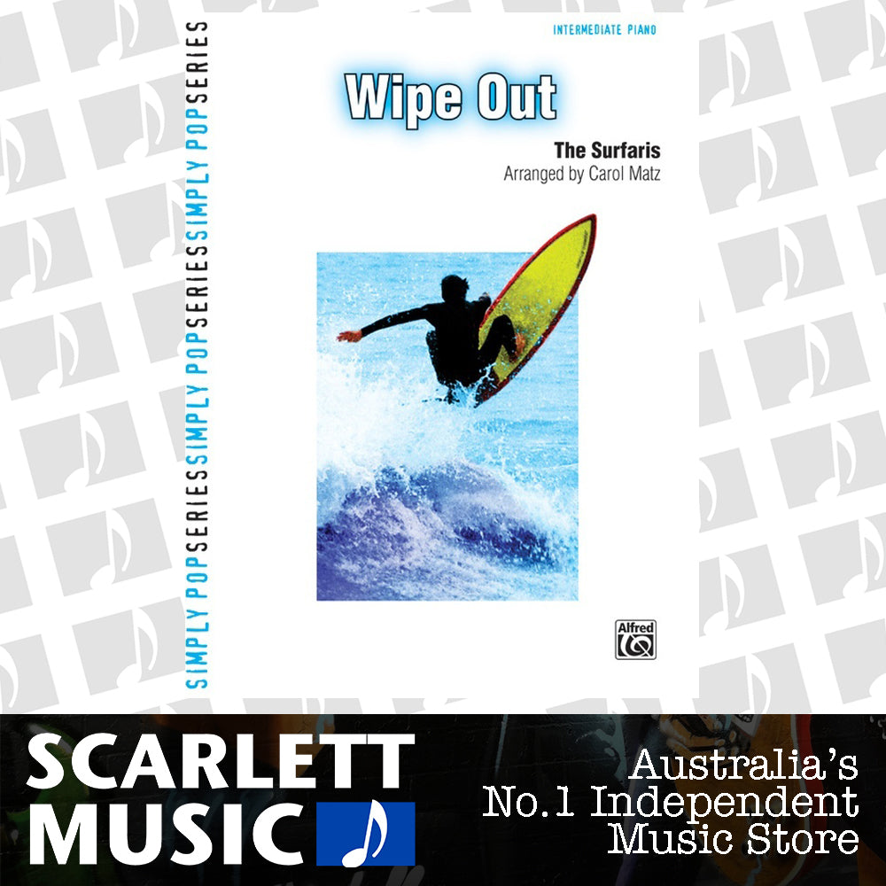 Wipe Out Intermediate Piano Solo Sheet Music — view 2