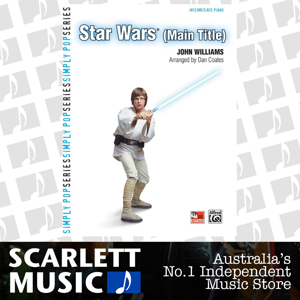 Star Wars Main Title Piano Solo Sheet Music — view 2