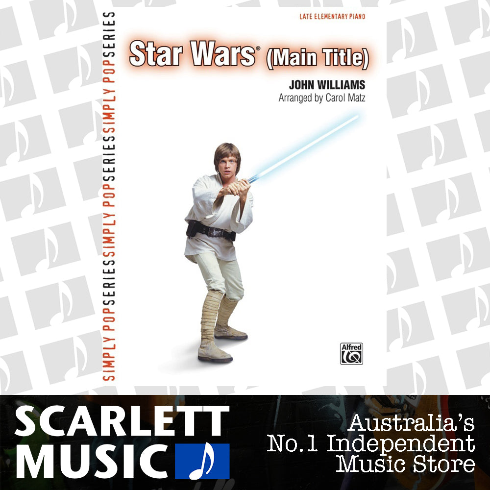Star Wars Main Title Piano Solo Sheet Music — view 2