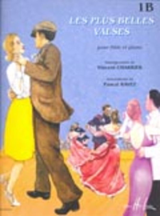 Les Plus Belles Valses Book 1B Flute Piano (Softcover Book)