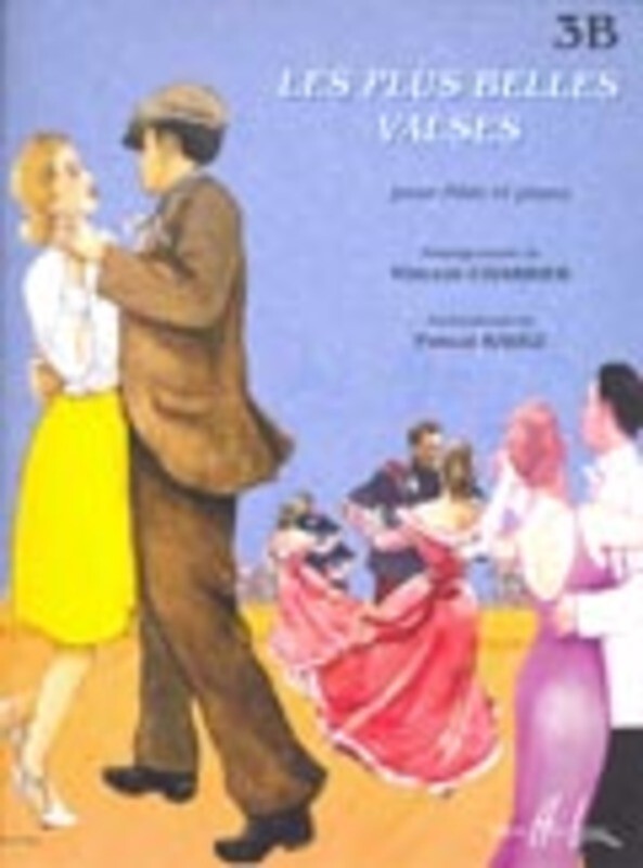 Les Plus Belles Valses Book 3B Flute Piano (Softcover Book)