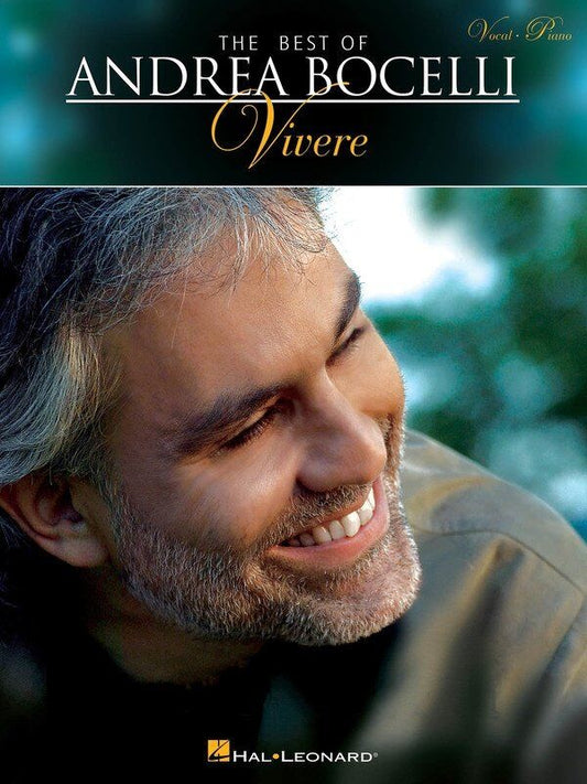 Vivere - The Best of Andrea Bocelli Songbook for Voice and Piano, 96 Pages