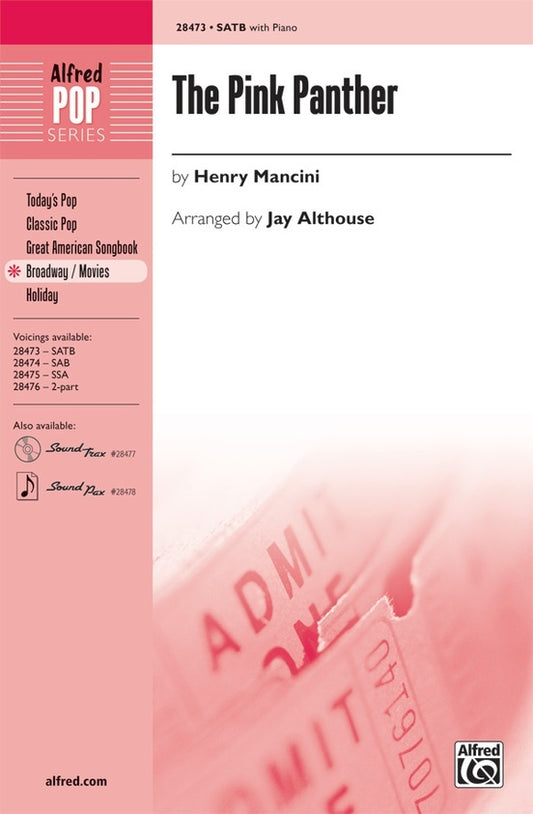 Pink Panther SATB