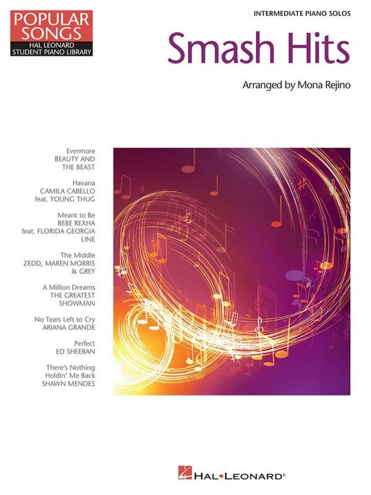 Smash Hits Intermediate Piano Solo - Hal Leonard Popular Songs, 48 Pages
