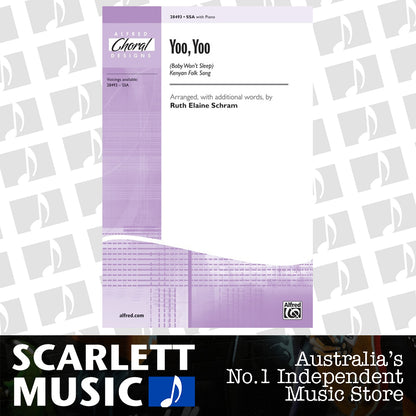YOO YOO (Baby Won't Sleep) SSA/PNO Choral Sheet Music — view 2