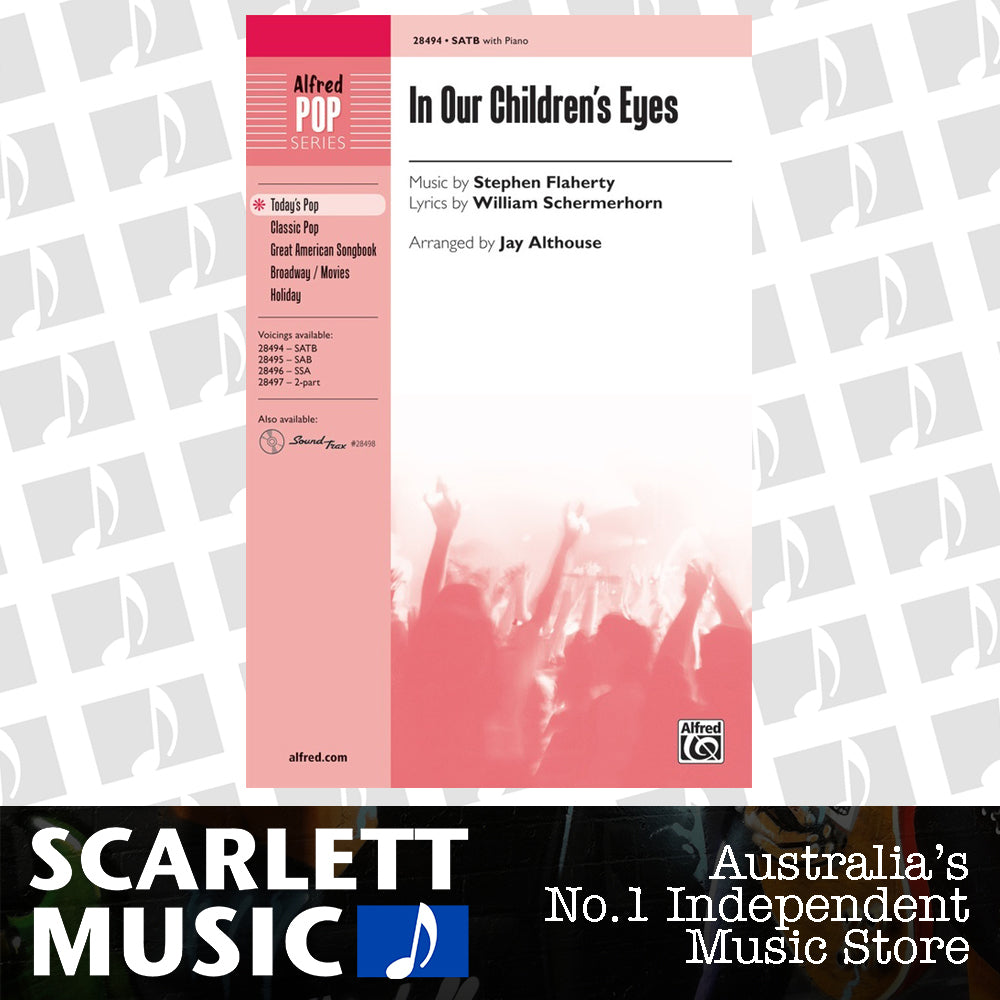In Our Childrens Eyes SATB — view 2