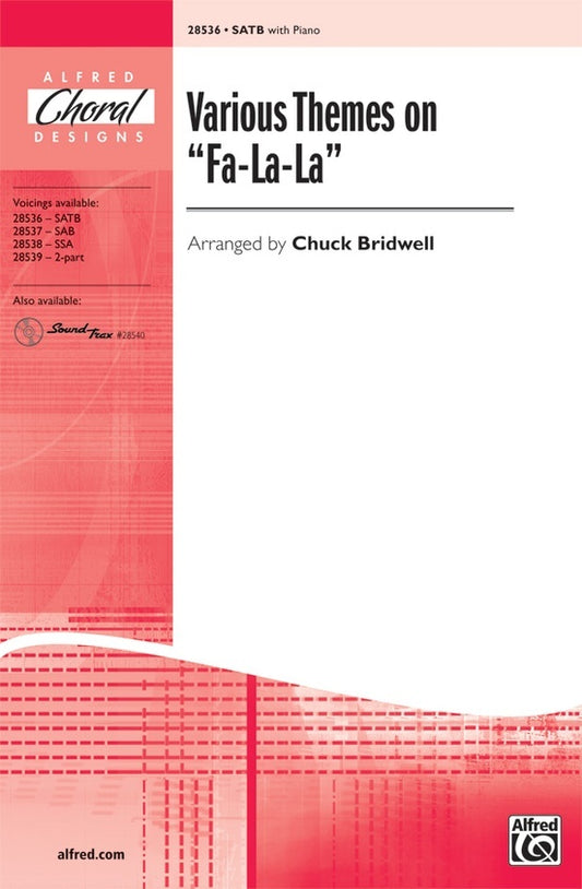 Various Themes on Fa-La-La SATB Choral Sheet Music