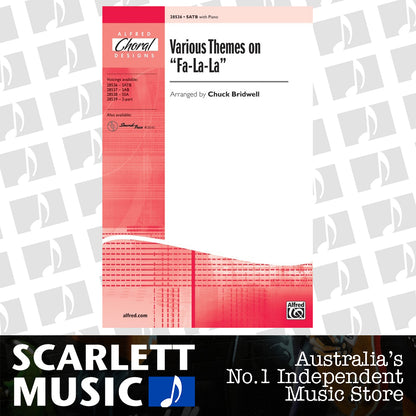 Various Themes on Fa-La-La SATB Choral Sheet Music — view 2