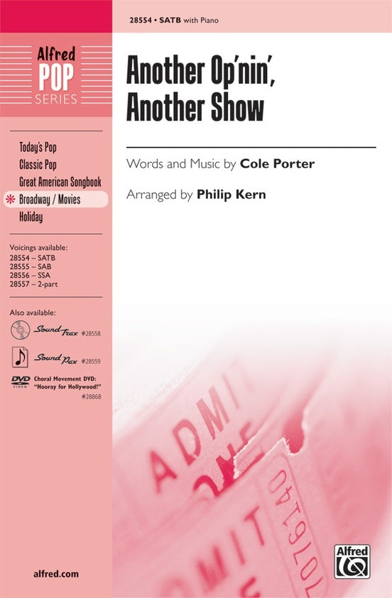 Another OPNIN Another SHOW SATB Arrangement by Kern