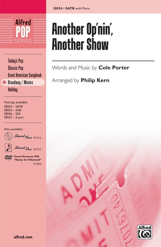 Another OPNIN Another SHOW SATB Arrangement by Kern