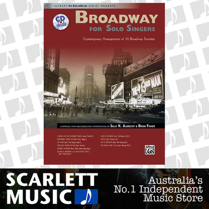 Broadway For Solo Singers Book/CD — view 2