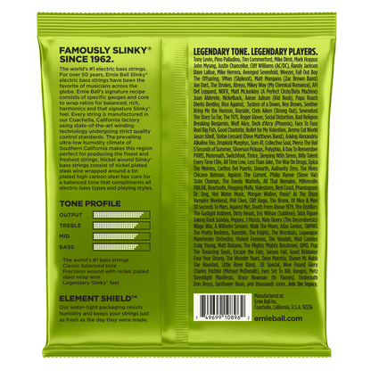 Ernie Ball Regular Slinky Nickel Wound Medium Scale Bass Strings - 45-105 Gauge — view 2