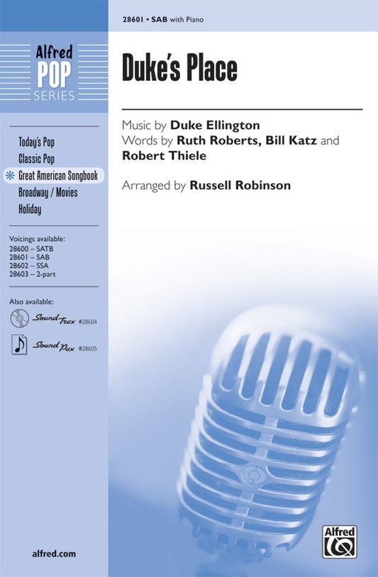 Dukes Place SAB/Piano