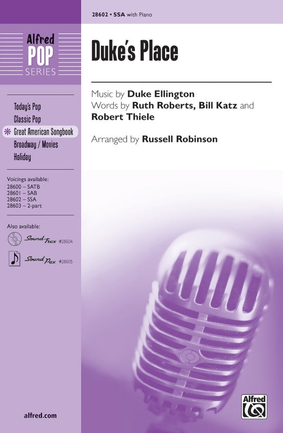 Dukes Place SSA/Piano