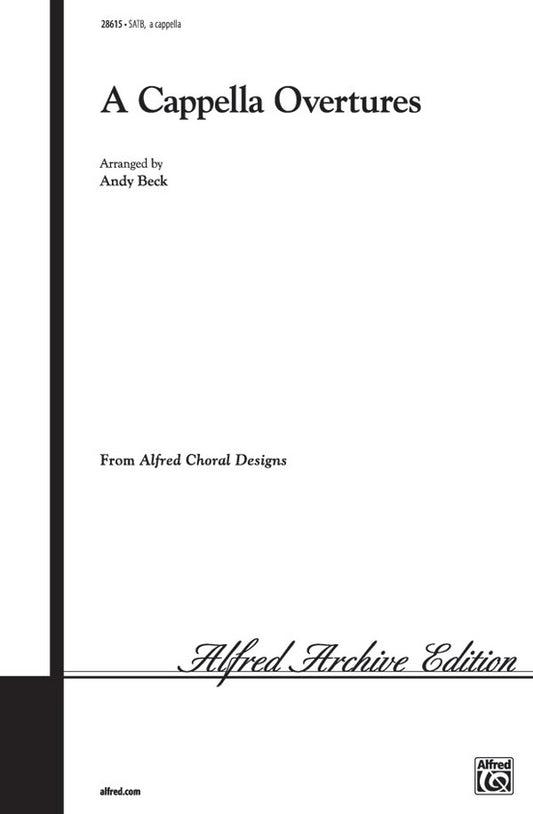 A Cappella Overtures SATB Choral Sheet Music