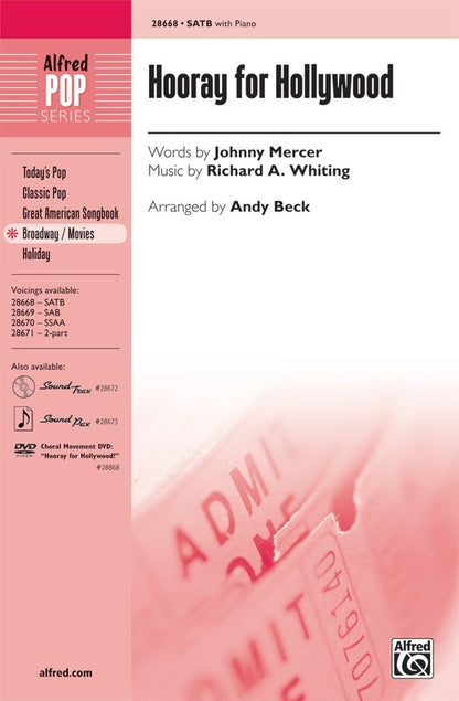Hooray For Hollywood SATB Arr. Beck