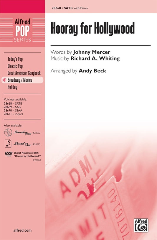 Hooray For Hollywood SATB Arr. Beck