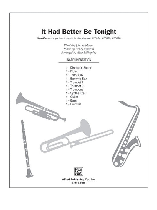 It Had Better Be Tonight Soundpax