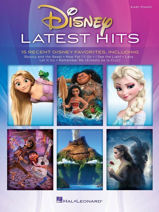 Disney Latest Hits Easy Piano Songbook