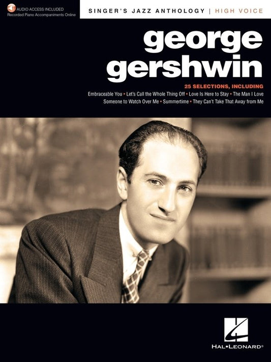 George Gershwin Singer's Jazz Anthology High Voice Book